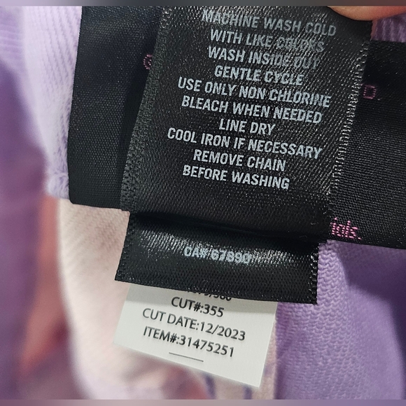 Hot Topic My Melody & Kuromi Pastel Color-Block Girls Denim Shorts Size 3 Jr NEW - Picture 8 of 10